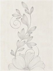 Stacatto bianco inserto kwiat 25x33,3