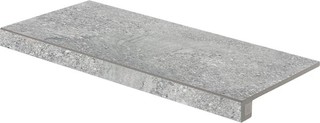 DCESE667 Stones šedá schodová tvarovka 29,8x59,8x1
