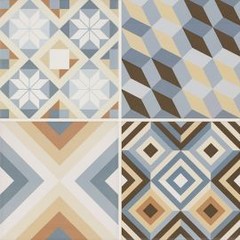 Diamante colour gres szkl mat mix B 40x40