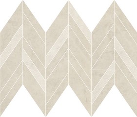 Manzila beige chevron mix mosaic matt 25,5x29,8