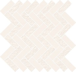 White micro mosaic parquet mix 31,3x33,1