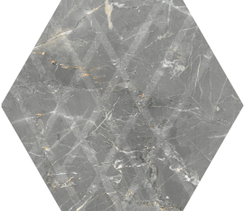 Marvelstone light grey heksagon szkl mat 19,8x17,1