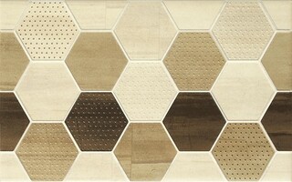 Mosa cream inserto geo cubes 25x40