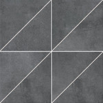 DDP3B697 Form tmavě šedá dekor 4ks 33,3x33,3x0,8
